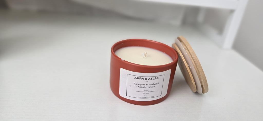 Sugar pine & Patchouli + Cranberry wood