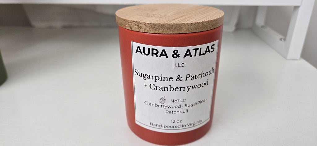 Sugar pine & Patchouli + Cranberry wood