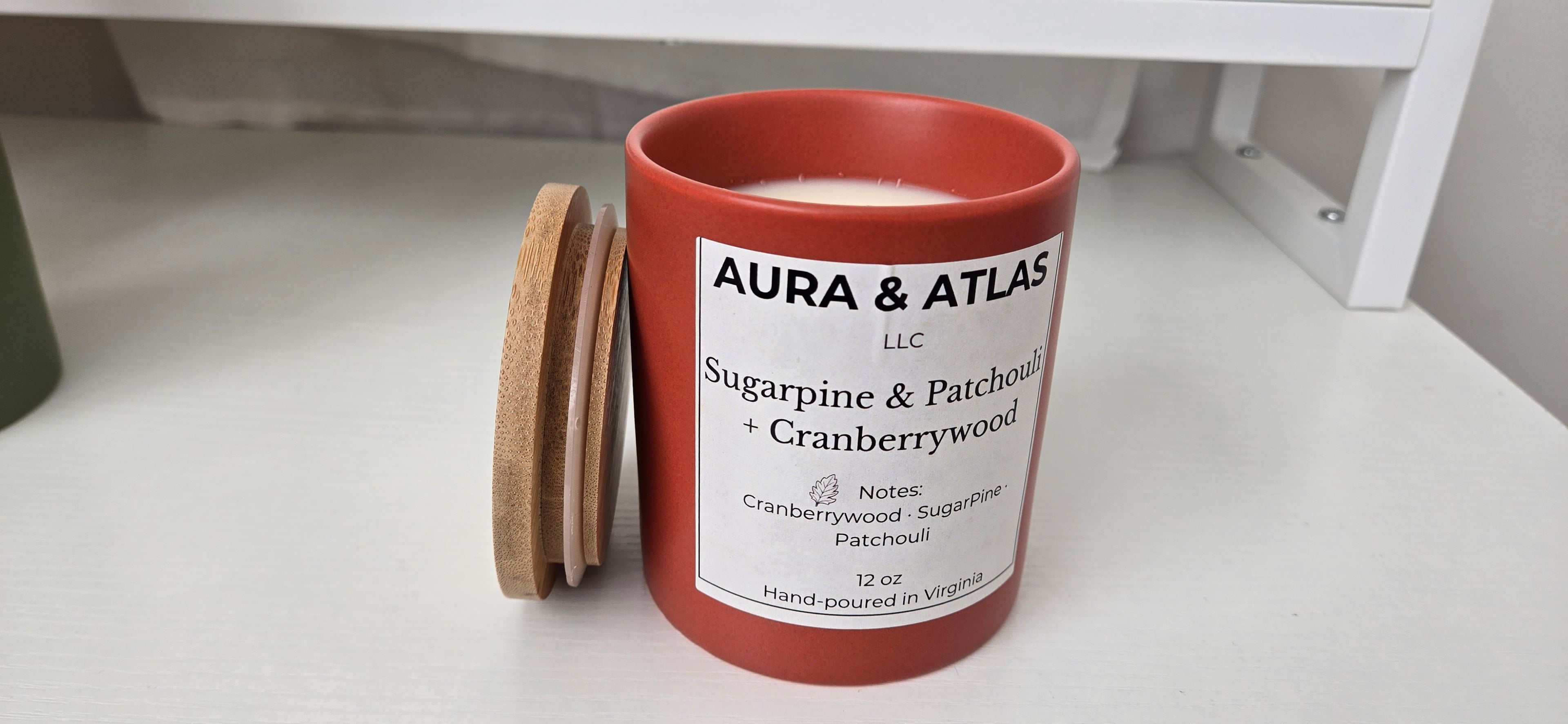 Sugar pine & Patchouli + Cranberry wood