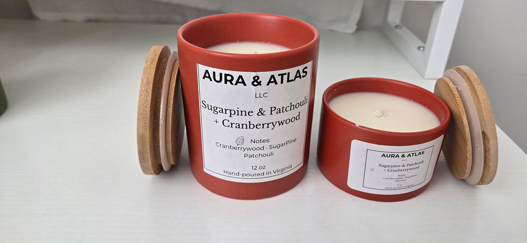 Sugar pine & Patchouli + Cranberry wood