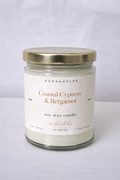 Coastal Cypress & Bergamot - Soy wax candle