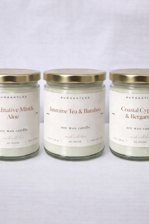 Coastal Cypress & Bergamot - Soy wax candle