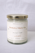 Meditative Mint & Aloe - Soy wax candle