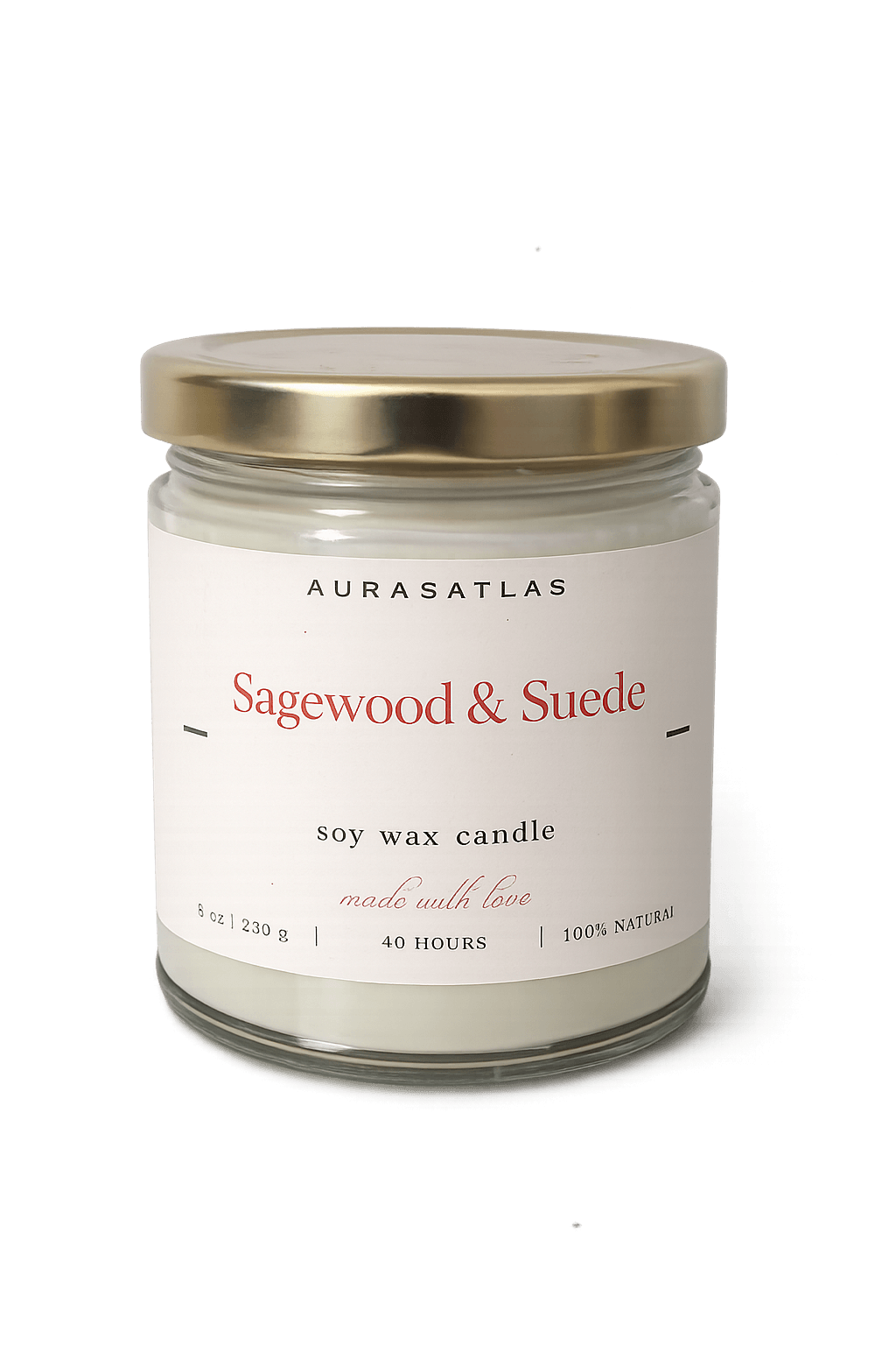 Sagewood & Sued - Soy wax candle