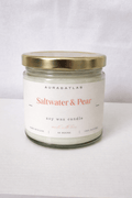 Saltwater & Pear- Soy wax candle